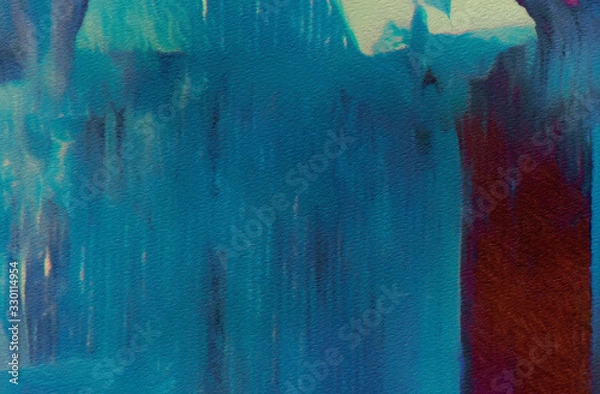 Obraz Abstract painting oil background texture.