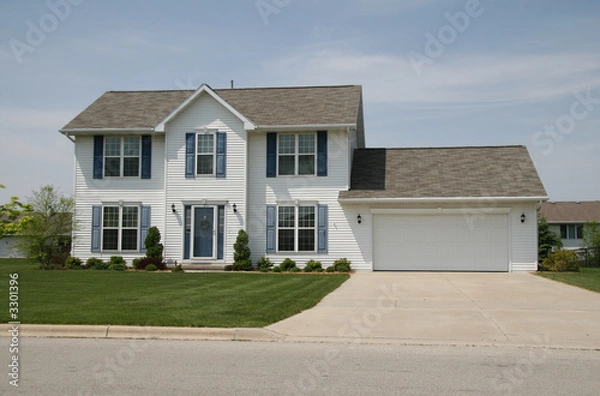 Fototapeta dwupiętrowy dom