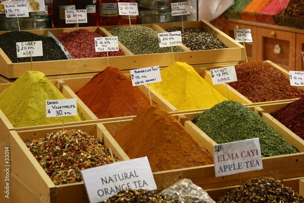 Obraz turkish spice bazar