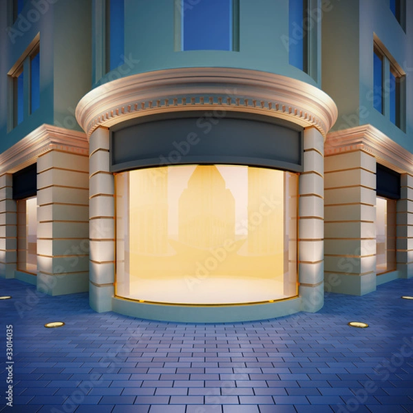 Obraz Showcase in classical style.