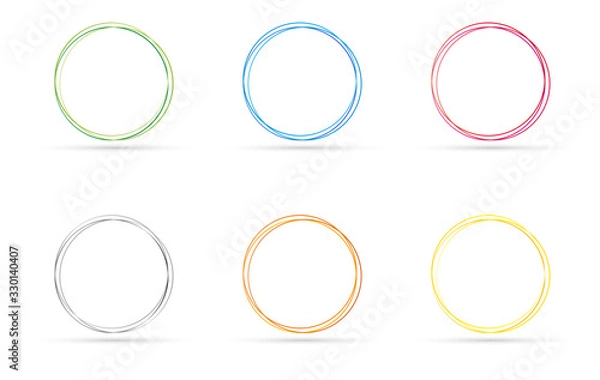 Obraz circles contour