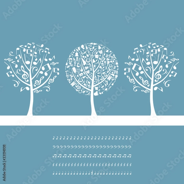 Obraz Muzyczne drzewo2