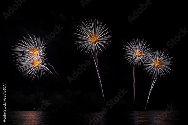Obraz fireworks in pattaya 2020