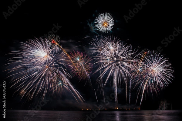 Obraz fireworks in pattaya 2020