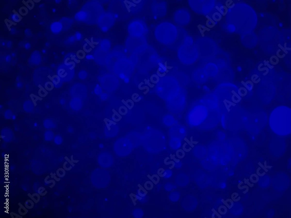 Fototapeta abstract blue sky background with blur bokeh light.