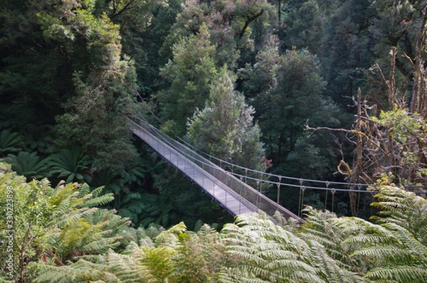 Fototapeta Swing bridge