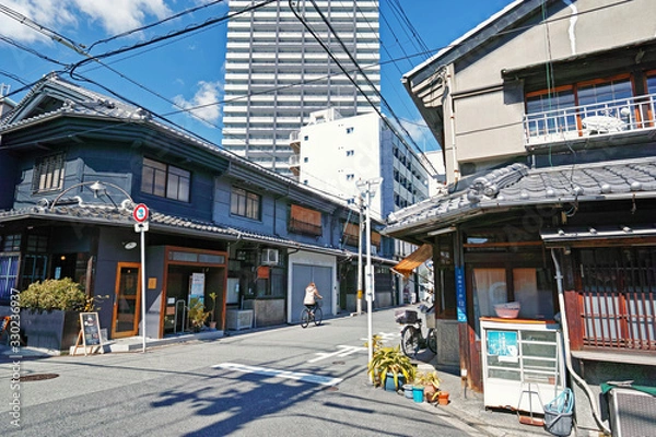 Obraz 大阪市中央区 空堀界隈の昼下がり