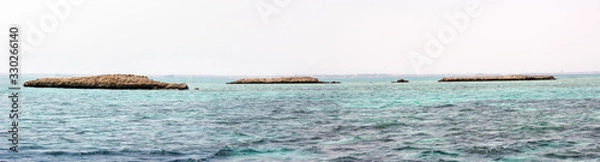 Obraz Red sea from diving boat