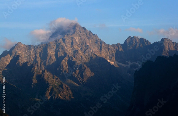 Fototapeta Gerlachovsky stit (Gerlach) - the highest peak of Slovakia, Tatra Mountains and Carpathians