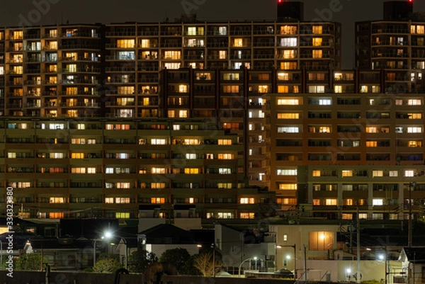 Obraz 夜のマンション