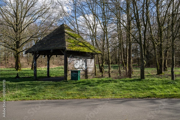 Obraz Pausenhäuschen