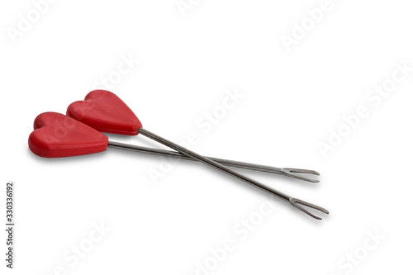 Obraz fondue fork for lovers