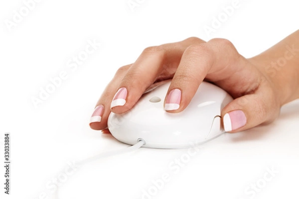 Obraz Hand holding mouse