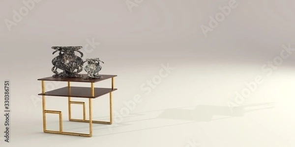 Obraz Table with deco objects
