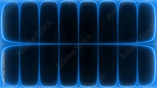 Fototapeta seamless abstract futuristic pattern illustration 3d render