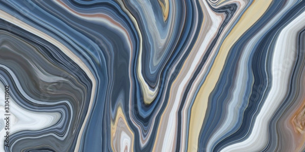 Fototapeta Marble ink colorful. Gray marble pattern texture abstract background. can be used for background or wallpaper
