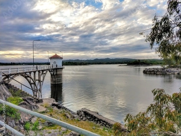 Fototapeta bridge over the river
