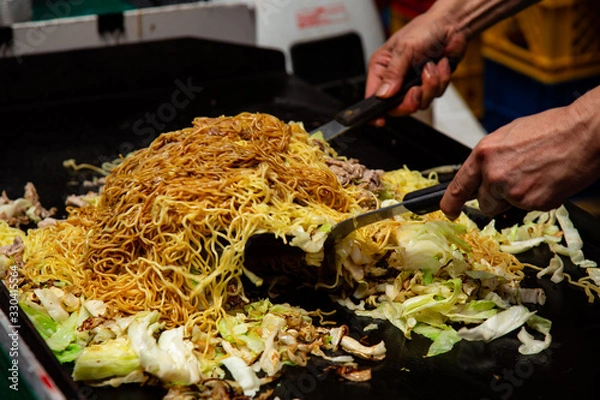 Obraz 焼きそば　屋台