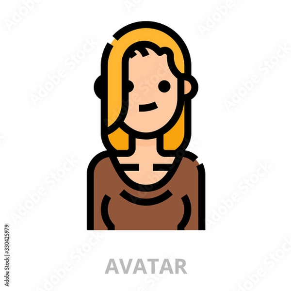 Fototapeta Avatar icon