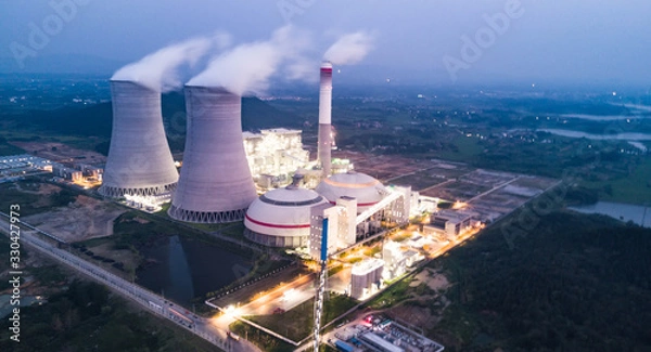 Obraz Elektrociepłownia