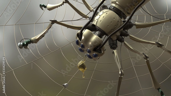Obraz mechanic spider 02