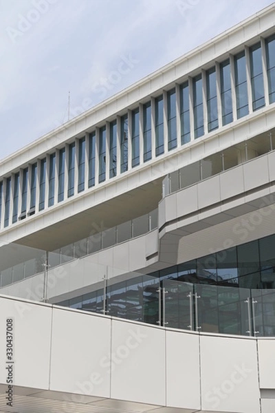 Fototapeta 조형적인 미니멀리즘 건축 