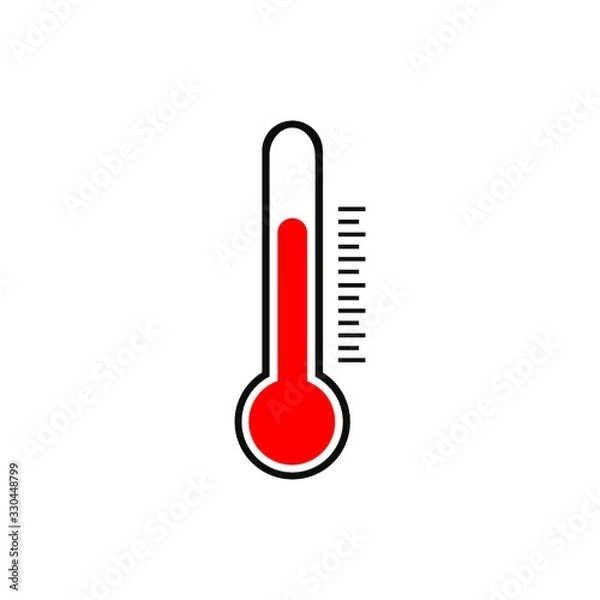 Fototapeta termometer logo