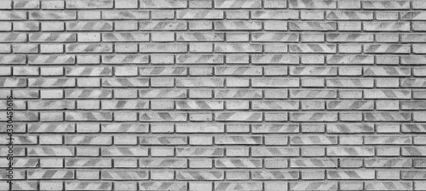 Fototapeta White brick wall seamless texture