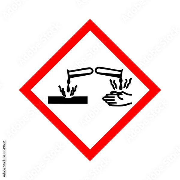 Fototapeta corrosivo