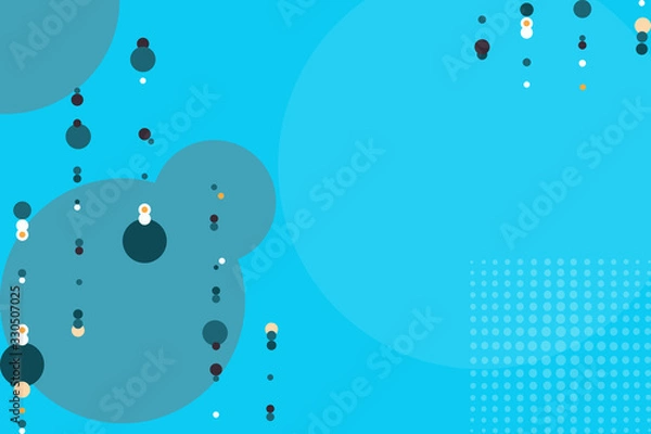 Obraz abstract background with bubbles