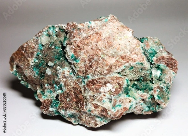 Fototapeta Dioptas Mineralien