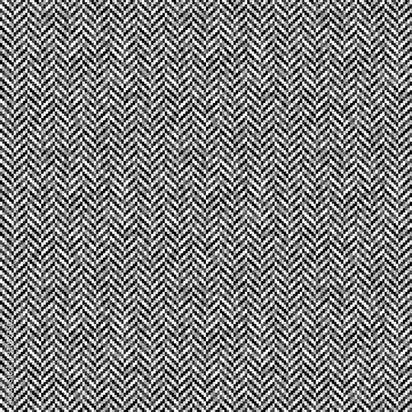 Fototapeta Gray herringbone tweed seamless pattern