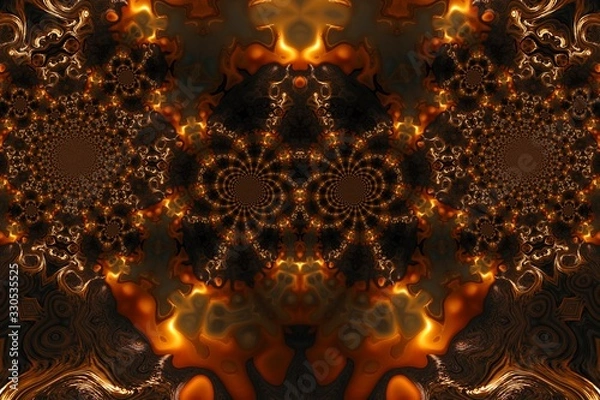 Obraz Abstraction in color with various forms  