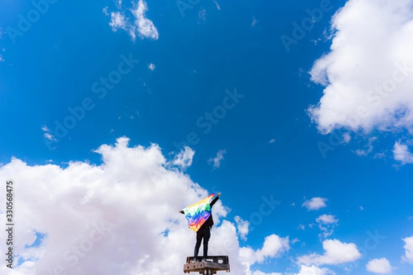 Fototapeta 青空とボリビア