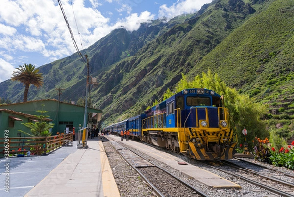 Obraz perurail machu picchu