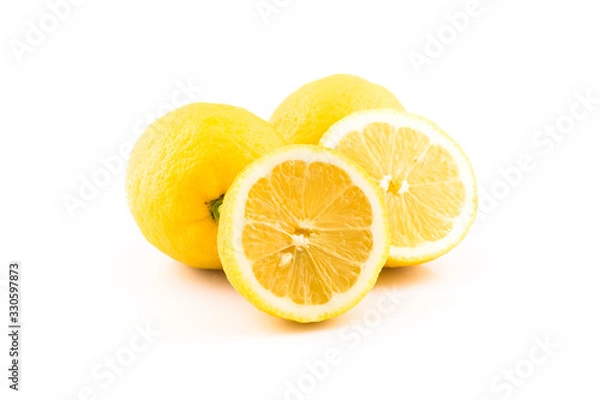 Obraz lemon isolated on white background