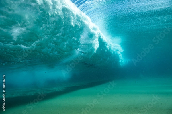 Fototapeta underwater wave explosion