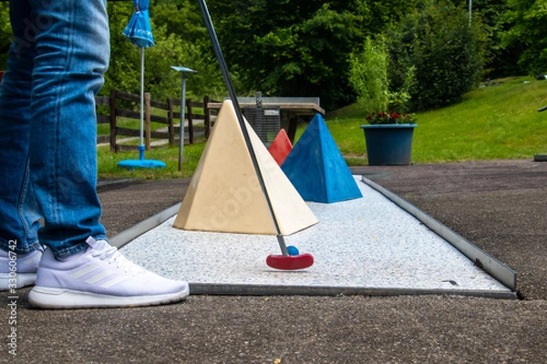 Fototapeta Minigolf