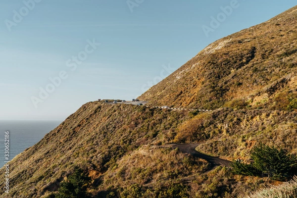 Obraz Coastal Cliff Road
