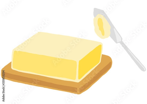 Obraz バターとバターナイフ