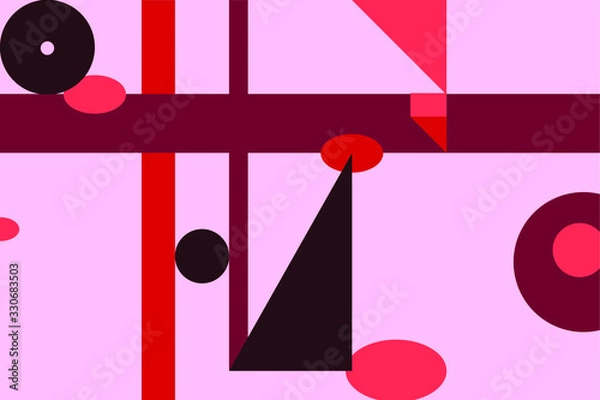 Fototapeta Vector abstract graphic design. Creative geometric wallpaper.