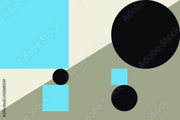 Fototapeta Vector abstract graphic design. Creative geometric wallpaper.