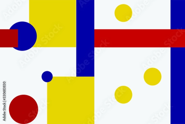 Fototapeta Vector abstract graphic design. Creative geometric wallpaper.