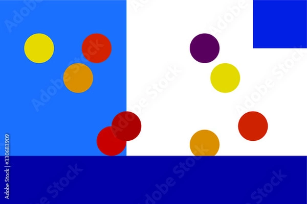 Fototapeta Vector abstract graphic design. Creative geometric wallpaper.