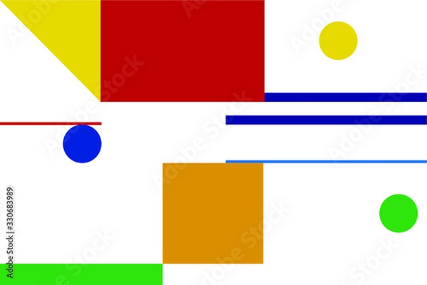 Fototapeta Vector abstract graphic design. Creative geometric wallpaper.