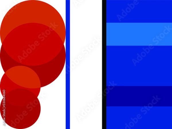 Fototapeta Vector abstract graphic design. Creative geometric wallpaper.