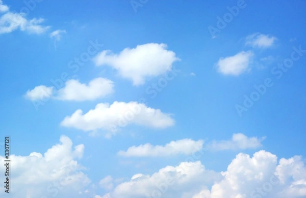 Obraz Piękne letnie chmury