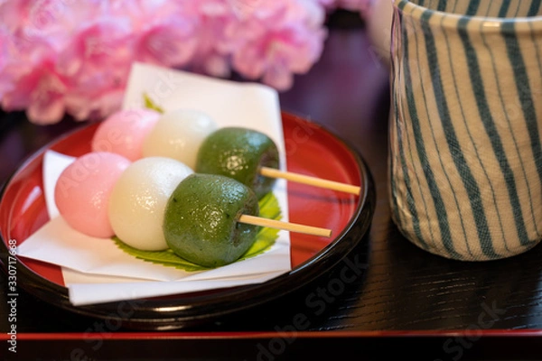 Fototapeta だんごと桜