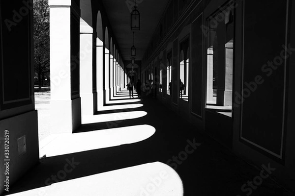 Obraz B&W columns