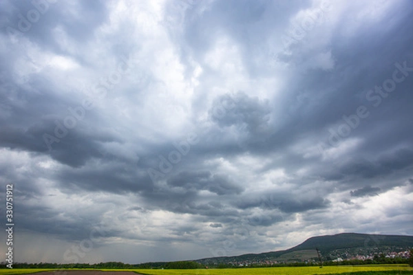 Obraz landscape with dramatic sky